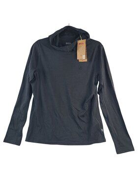 NEW Fjallraven Abisko Wool Hoodie Women's Black Size M